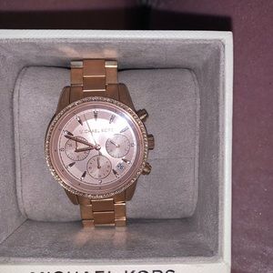 Gold Michael Kors watch